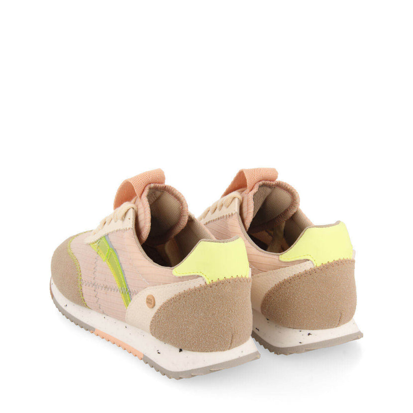 Sneakers rosa con texturas para mujer arbent 
