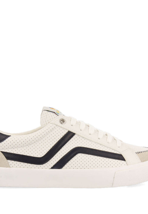 Sneakers blancas con detalles en azul para hombre marino vinneuf