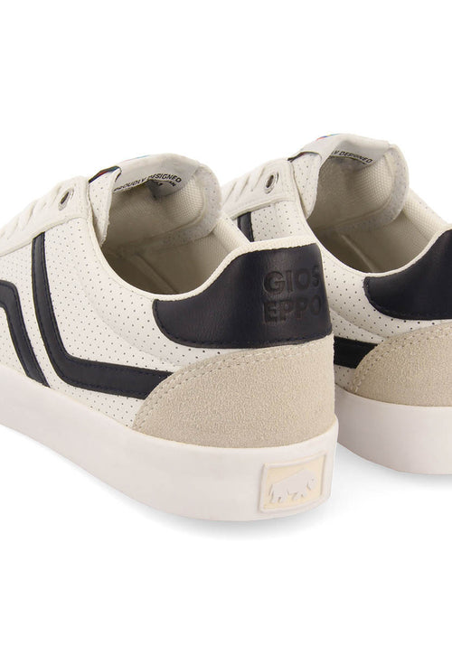 Sneakers blancas con detalles en azul para hombre marino vinneuf