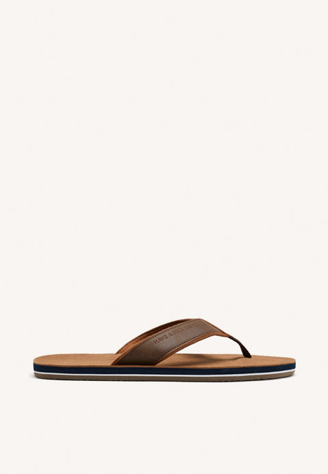 THELUS MEN'S BROWN SANDALS