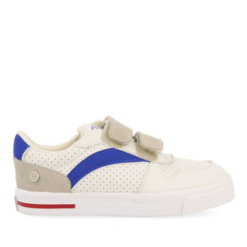 NEZEL BOYS BLUE SNEAKERS WITH ADJUSTABLE STRAP
