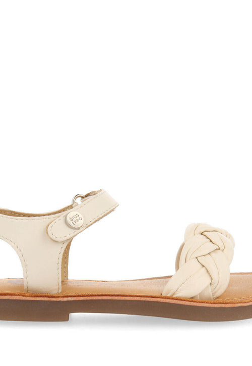 Ingai girls off whitelaited leather sandals