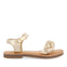 Ingai girlslatinumlaited leather sandals