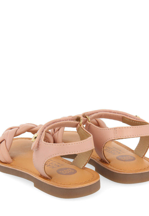 Ingai girlsinklaited leather sandals