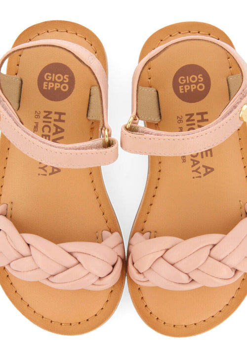 Ingai girlsinklaited leather sandals