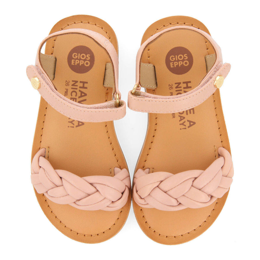 Ingai girlsinklaited leather sandals