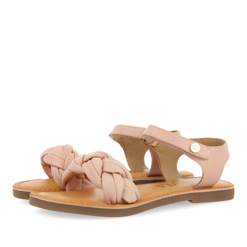 Lalande girlsinklaited leather sandals