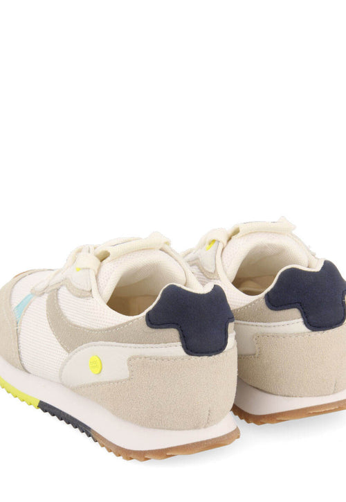 Ganthier boys white retro sneakers