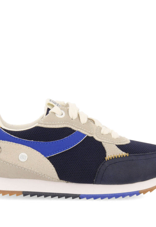 Ganthier boys navy blue retro sneakers