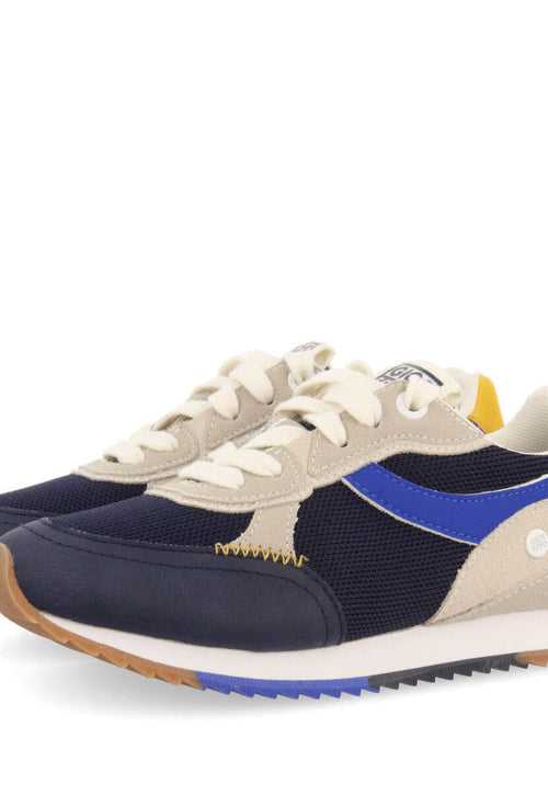 Ganthier boys navy blue retro sneakers