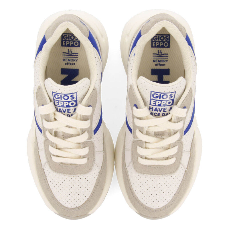 Ilheus boys blue sneakers with chunky soles