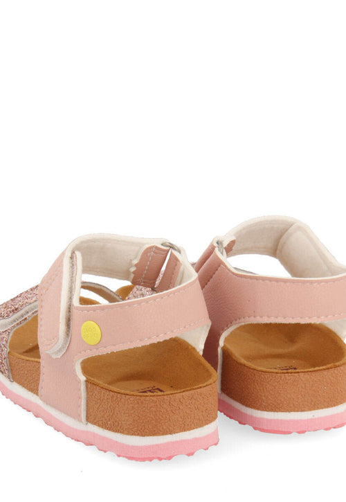 Chanclas bio multicolor con detalle brillante para niña butuan