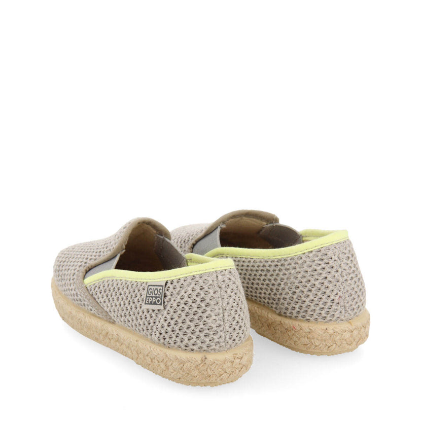 Ablis babies grey slip on espadrilles