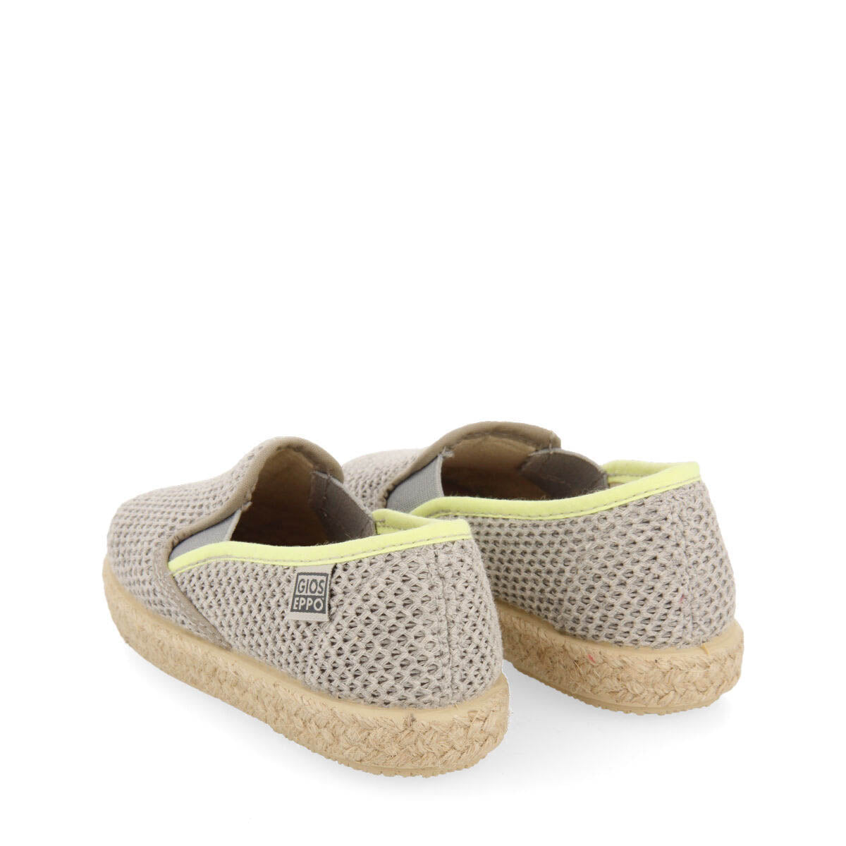 Espadrillas grigie tipo slip-on da bambino ablis