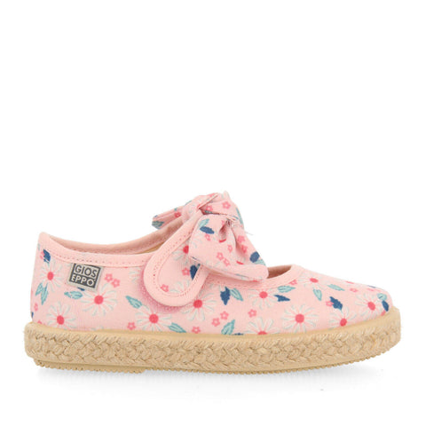 CHAUSSURES DE TYPE ESPADRILLE COULEUR ROSE AVEC IMPRIMÉ À FLEURS POUR FILLE UBUD