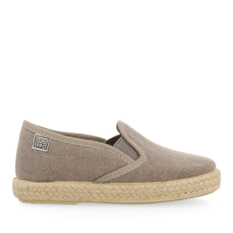 Espadrillas grigie con elastici sui lati da bambino orizaba