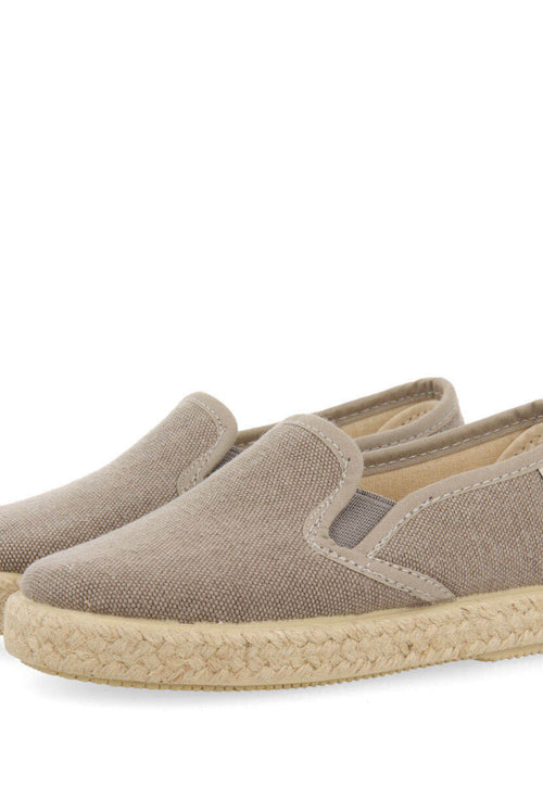 Espadrillas grigie con elastici sui lati da bambino orizaba