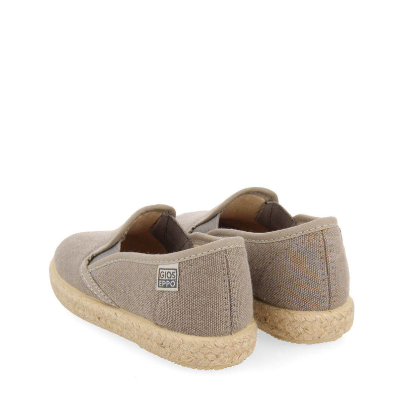 Espadrillas grigie con elastici sui lati da bambino orizaba