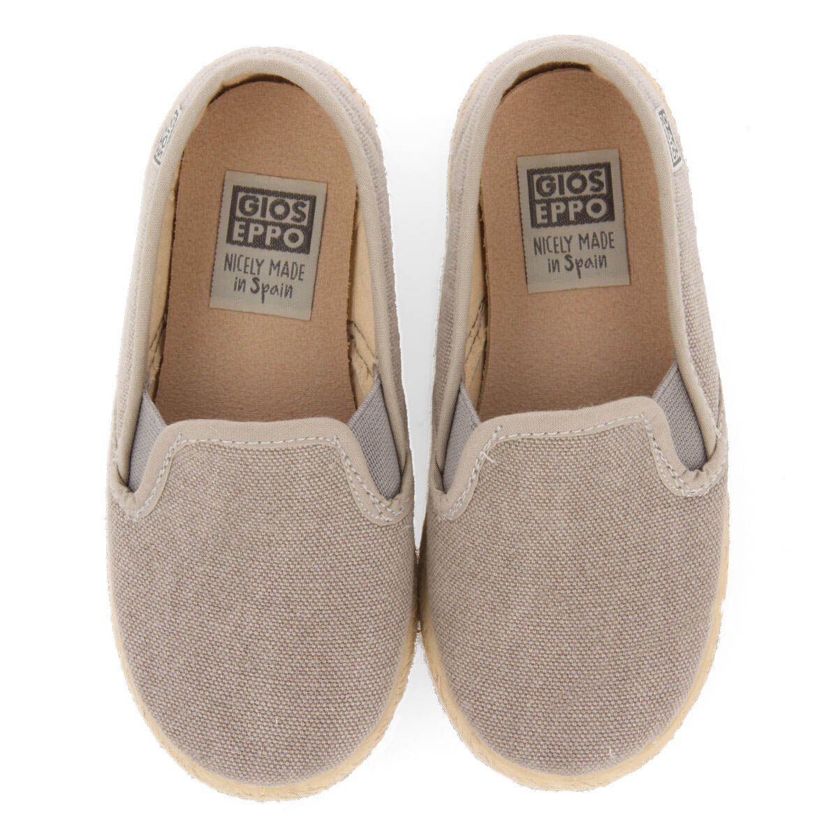 Espadrillas grigie con elastici sui lati da bambino orizaba
