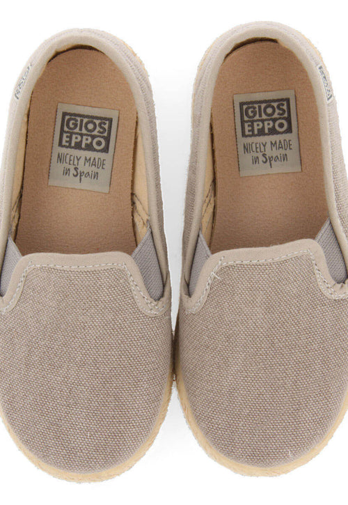 Espadrillas grigie con elastici sui lati da bambino orizaba
