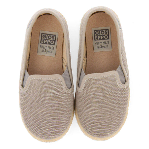 Espadrillas grigie con elastici sui lati da bambino orizaba