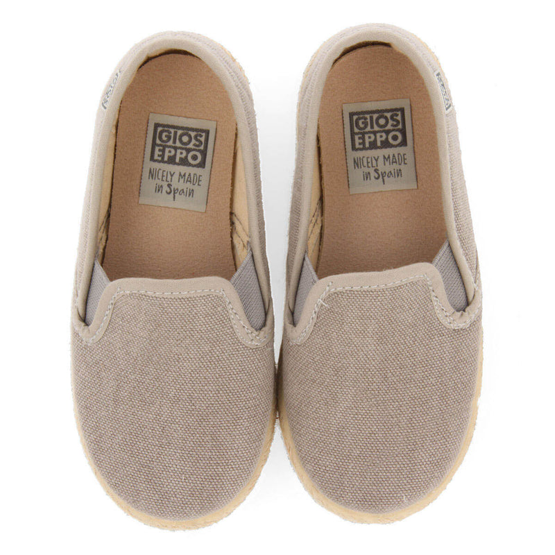 Espadrillas grigie con elastici sui lati da bambino orizaba
