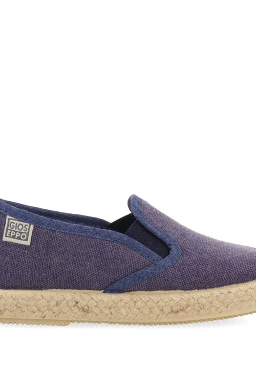 Orizaba babies navy blue espadrilles with side elastics