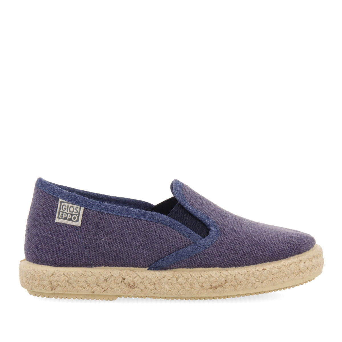 Espadrillas blu navy con elastici sui lati da bambino orizaba