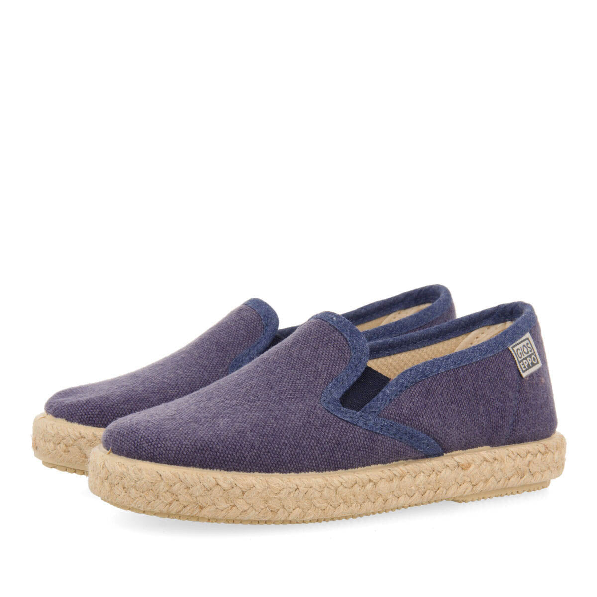Espadrillas blu navy con elastici sui lati da bambino orizaba