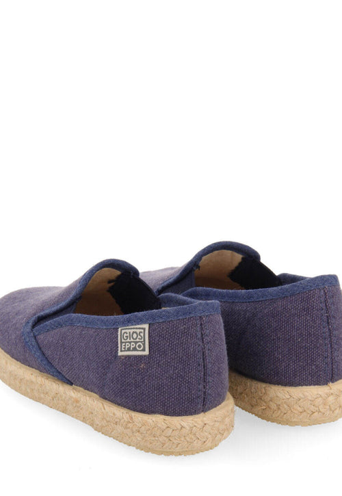 Orizaba babies navy blue espadrilles with side elastics
