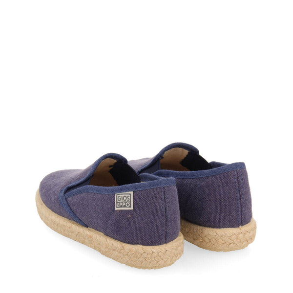 Espadrillas blu navy con elastici sui lati da bambino orizaba