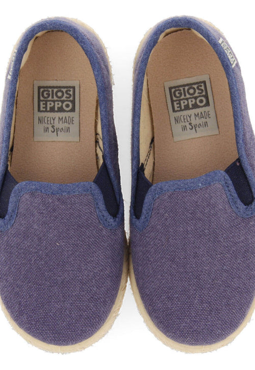 Orizaba babies navy blue espadrilles with side elastics
