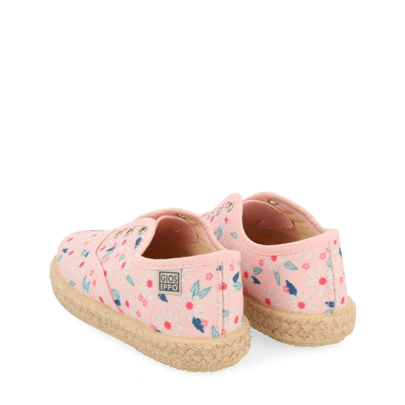 Espadrilles de type oxford couleur rose avec imprimé en couleurs pour fille taguig