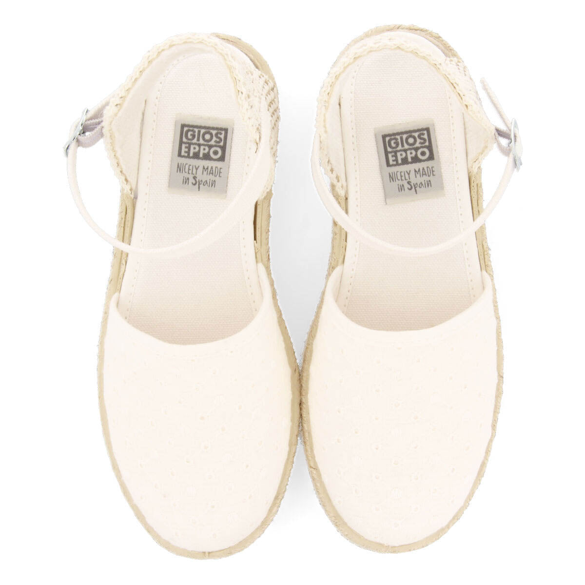 Ilicinea girls white espadrilles