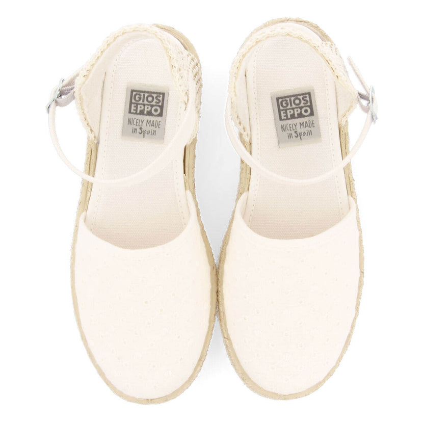 Espadrilles blanches pour fille ilicinea