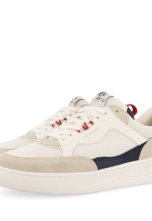 Sneakers blancas con toques de color para hombre taxco