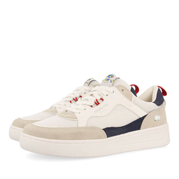 Sneakers blancas con toques de color para hombre taxco