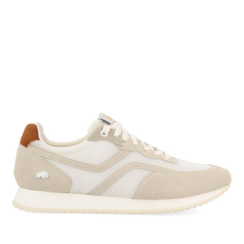 Sneakers blancas aspecto retro para hombre mazunte