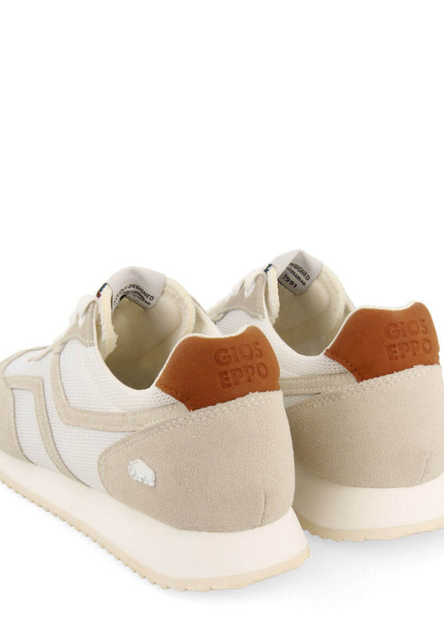 Sneakers blancas aspecto retro para hombre mazunte