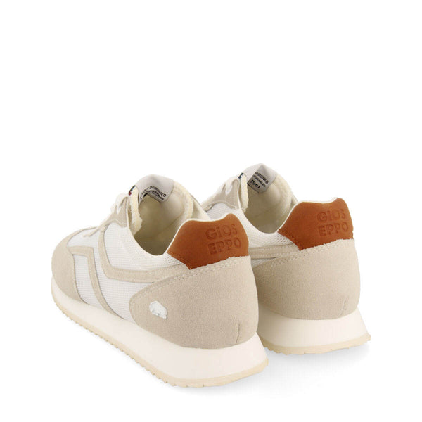 Sneakers blancas aspecto retro para hombre mazunte