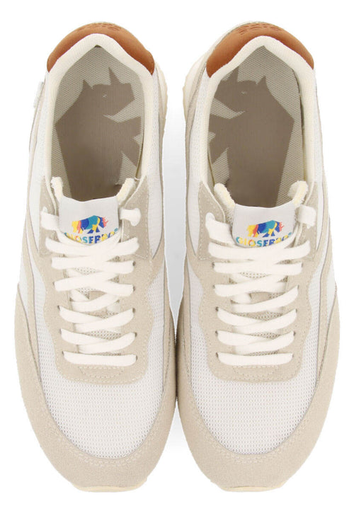 Sneakers blancas aspecto retro para hombre mazunte