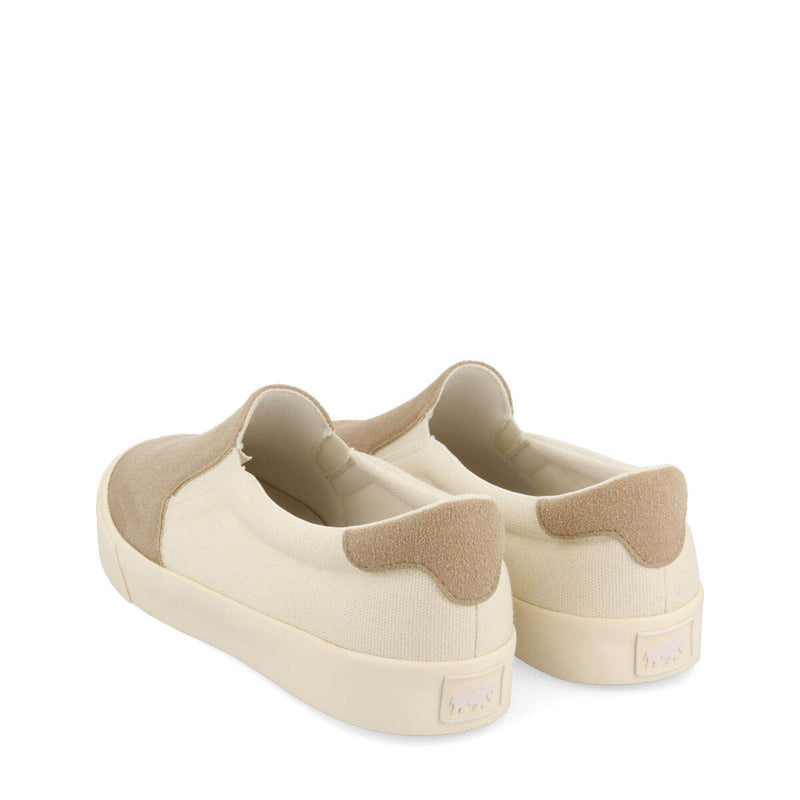 Sneakers tipo slip-on beige para hombre seibo