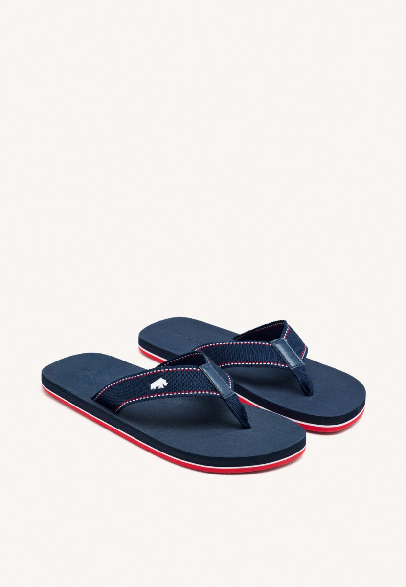 Borgne men's navy blue sandals