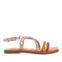 Aranc girls lilac sandals with metalliciping
