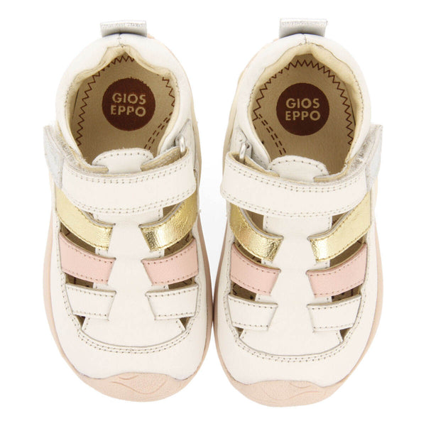 Sandália tipo praia cor off-white para menina sinop