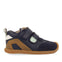 Sneakers de pele cor marinho para menino angical