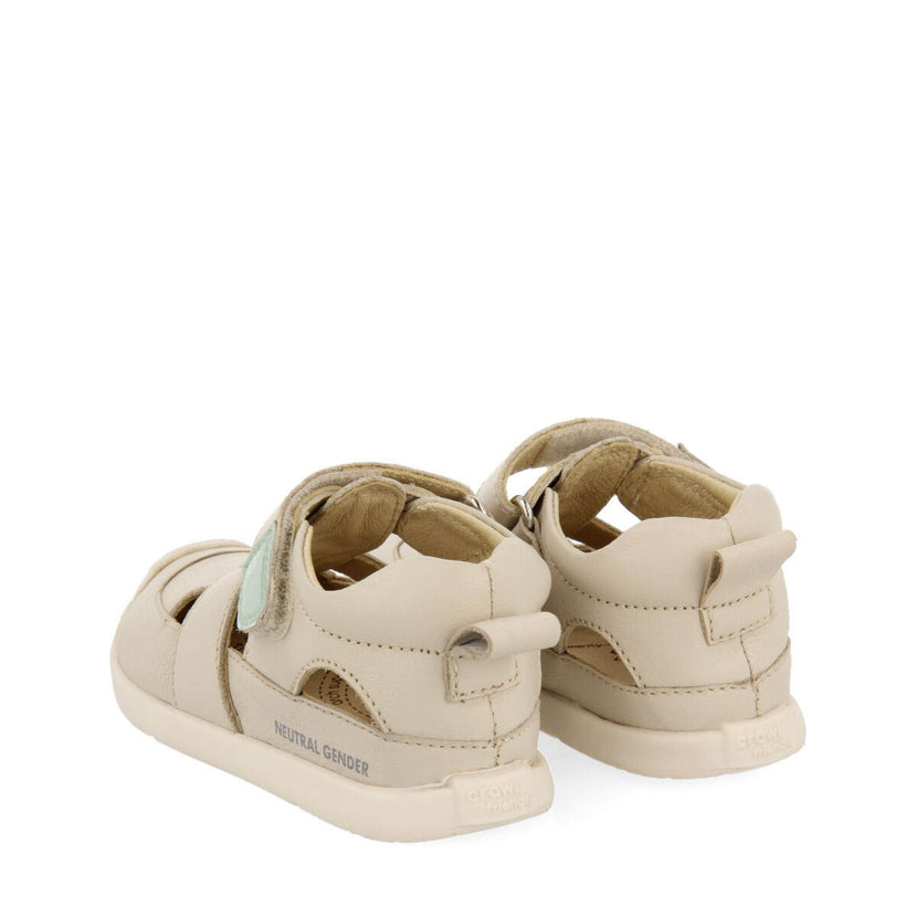 Vermusse boys off white leather sandals