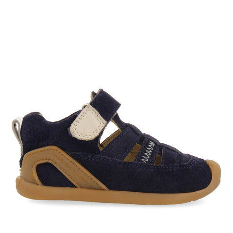 CANEPA BOYS NAVY BLUE MULTI STRAP SANDALS