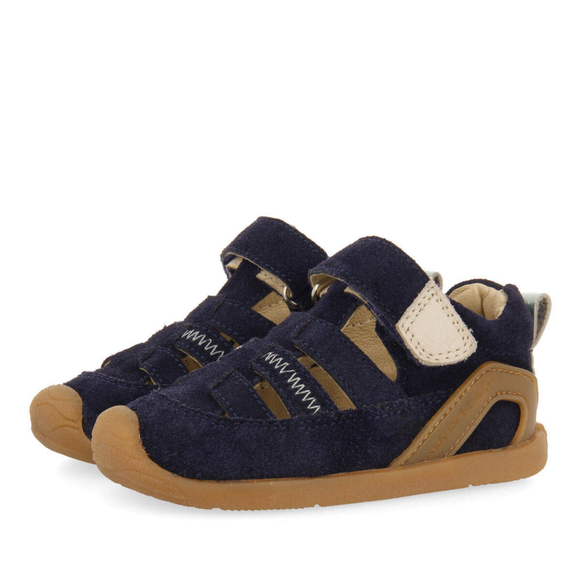 Canepa boys navy blue multi strap sandals