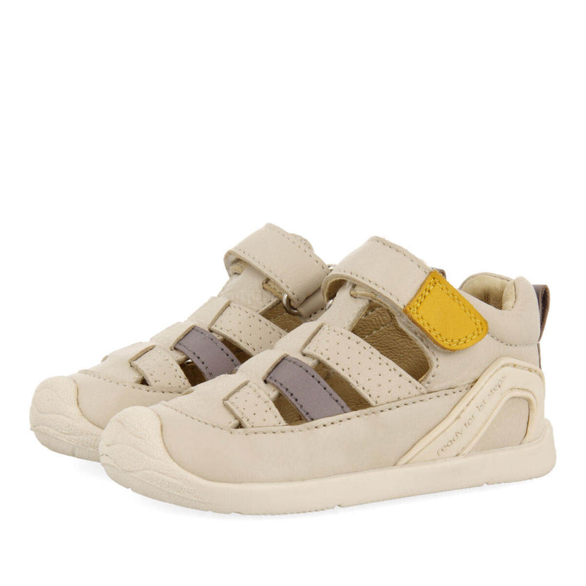 Bierry boys off white multi strap sandals